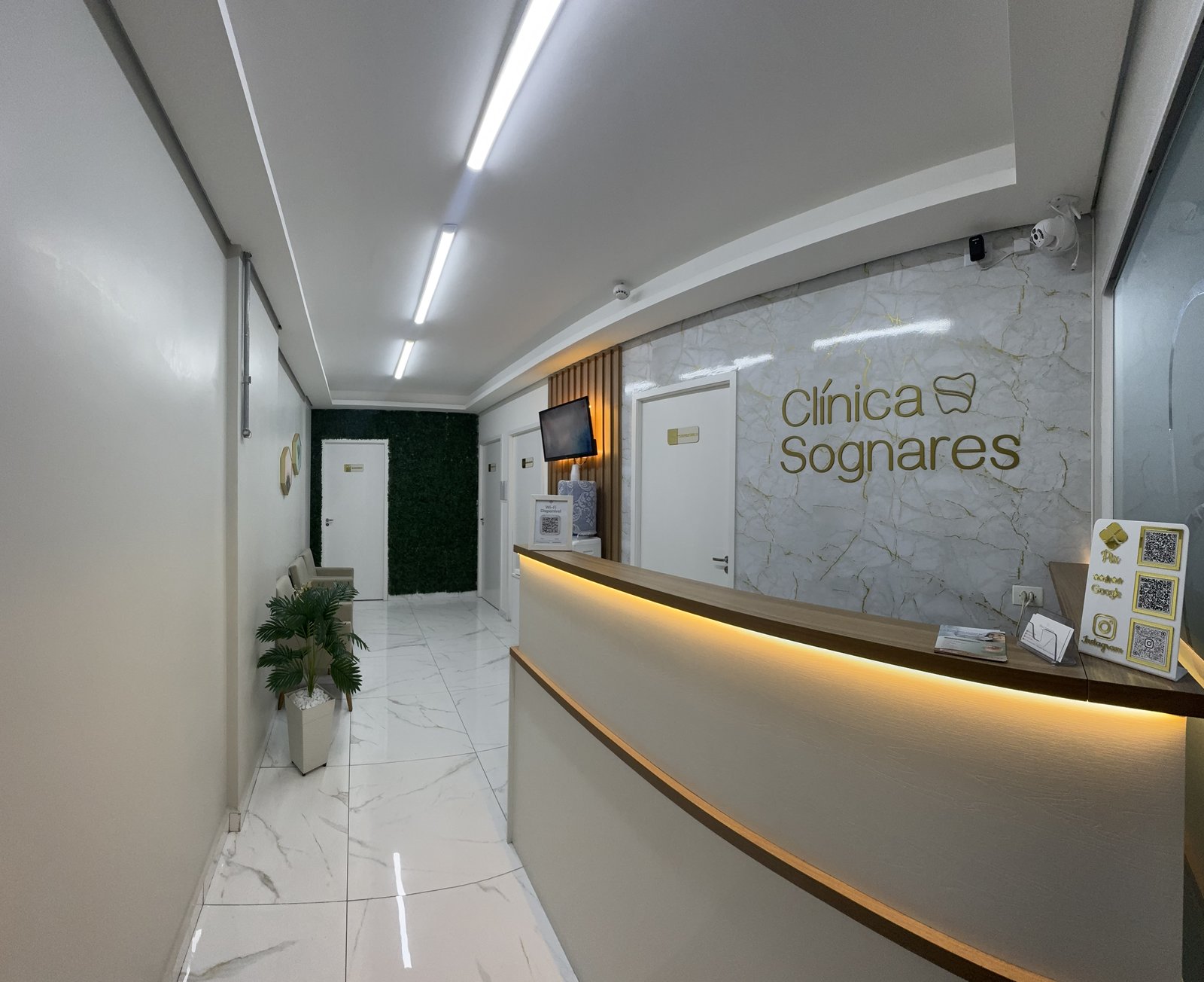 Recepção da Clínica Sognares
